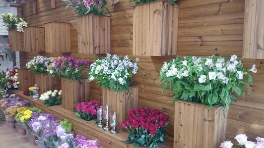 فلاورباکس.گلدان چوبی