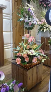 فلاور باکس.گلدان چوبی