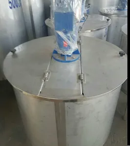 مخزن استیل تک جداره میکسر دار