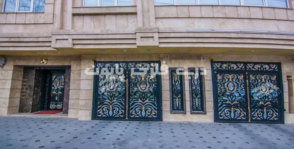 درب ورودی ساختمان دو لنگه و تک لنگه ی مدل 034 پایون