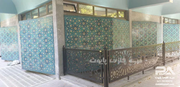 نمونه اجرا شده حفاظ مدل 038 درب فلزی پایون