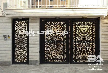 مدل 055 درب فلزی پایون نمونه اجراشده در تبریز