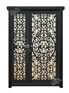 درب فلزی پایون مدل 058 اندازه یک و نیم لنگه