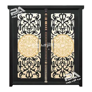 درب فلزی پایون مدل 067 اندازه دو لنگه یا ماشین رو