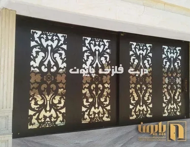 مدل 009 درب فلزی پایون به حالت ریلی برای پارکینگ