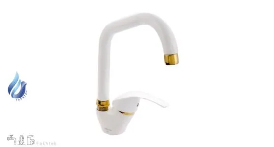 ظرفشوئی فلورا سفید_طلا