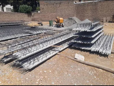 تیرچه های بتنی تولیدی کارگاه مهندس نعمی