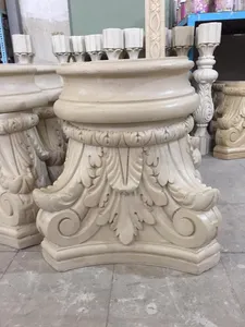 پایه ستون و سرستون فیتیله دار نما