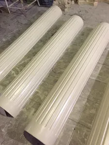 ستون قاشقی نما ساختمان سنگی