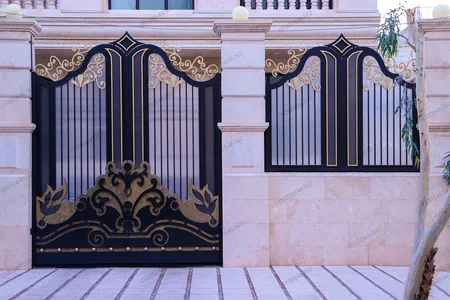 درب پارکینگ لابی ریلی لوکس لیزری سی ان س