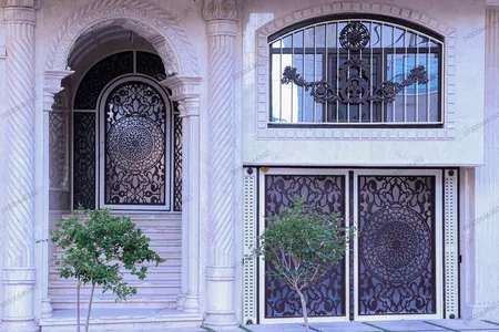 درب پارکینگ لابی ریلی لوکس لیزری سی ان س