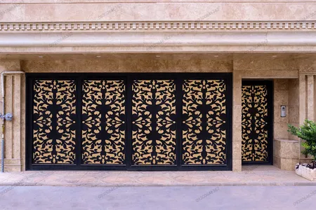 درب پارکینگ لابی ریلی لوکس لیزری سی ان س