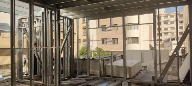 ساخت ویلا آپارتمان اضافه طبقه ال اس اف LSF  شیراز