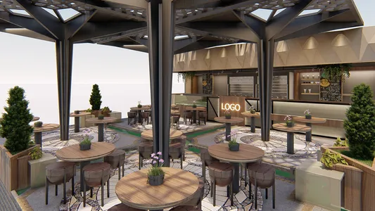  طراحی و اجرای رستوران و کافی شاپ و تالار 