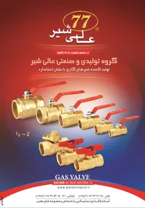 تولید کننده شیرهای گازی با نشان استاندارد تصویر شماره 1