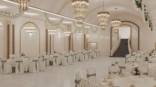  طراحی و اجرای باغ تالار با شرایط اقساطی عالی 