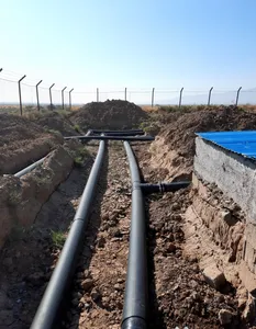 لوله کش آب با لوله پلی اتیلن و جوشکاری لوله پلی اتیلن  آب