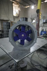 هواکش آکسیال کانالی صنعتی مدل سیلندری