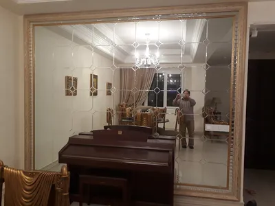 اینه 6میل اینگرویگ شده طرح نگینی پروژه خانوم رضایی