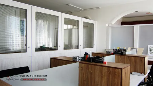 پارتیشن دوجداره سندبلاست و پرده کرکره ولومی