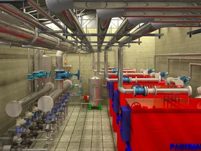 گروه مهندسی آلفا -موتورخانه پمپ