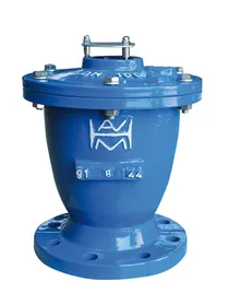 شیر هوا تک روزنه فلنجدار چدن داکتیل