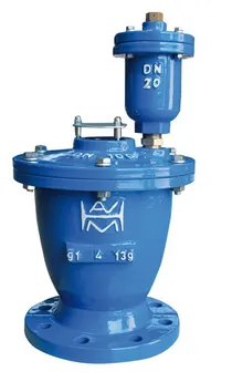 شیر هوا دو روزنه فلنجدارچدن داکتیل