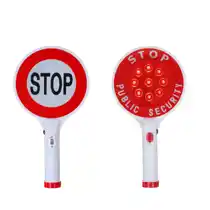 عکس شماره 41203 تابلو-ایست-دستی-شارژی-چراغ-دار