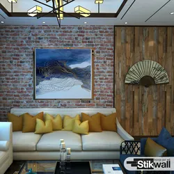 عکس دیوارپوش دکوراتیو Stikwall کد HM-24 10315