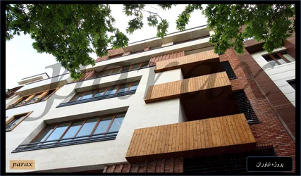 عکس اجرای چوب ترمو در نما 13536