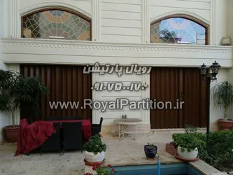 عکس درب آکاردئون,پارتیشن آکاردون,درب آکاردون mdf,درب متحرک mdf,درب متحرک ریلی,درب کشویی,درب آکاردئون چوبی 15771