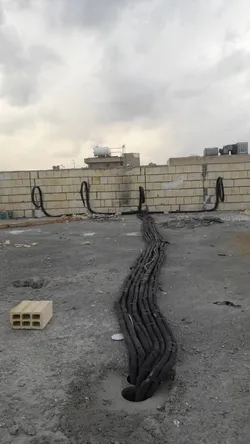 عکس نمونه لوله کشی کولرگازی مجتمع تجاری 60 واحدی 18910