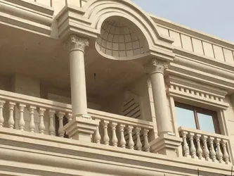 عکس پای ستون - ستون - سرستون گرد نما ساختمان 21270