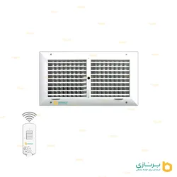 عکس دریچه ریموت دار کولر (مستطیل دو شبکه) 22011