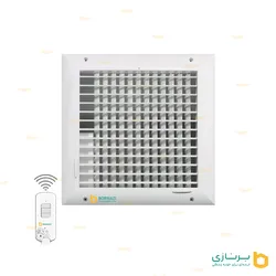 عکس دریچه ریموت دار کولر(مربع تک شبکه) 22033