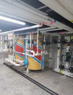 عکس اجرای تاسیسات ساختمان 24034