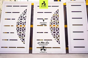 عکس برش انواع راپله و درب ساختمانی در شرکت کولاک فن 09124598284 26000