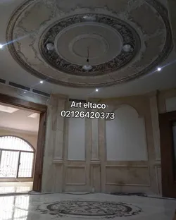 عکس پتینه کاری و ایجاد بافت برسطوح با ورق طلا 27776