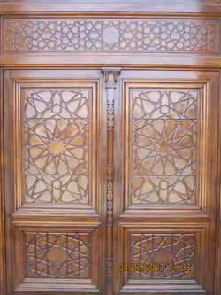 عکس درب و پنجره سنتی و گره چینی 31779