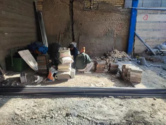 عکس ناودانی منقطع متریال والپست مشهد 33229