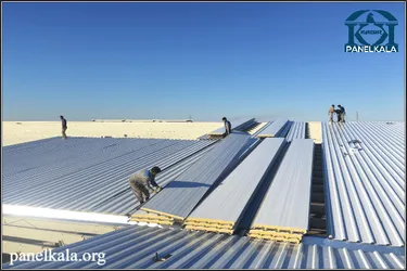 عکس 🌟ارزان ترین قیمت ساندویچ پانل سقفی🌟 33877