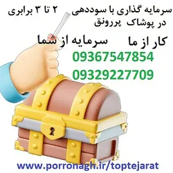 عکس بهترین سرمایه گذاری با سود ماهانه و شراکت در کار پرسود 35492