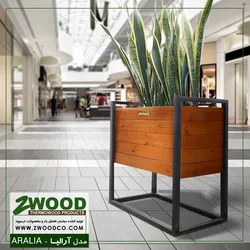 عکس فلاور باکس - انواع گلدان چوبی و فلزی 35527