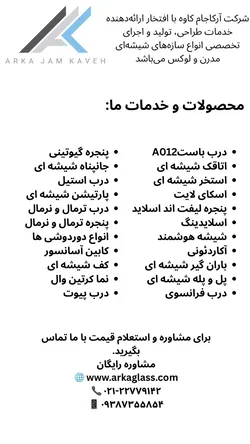 عکس درب و پنجره پارتیشن جانپناه دوردوشی نما کرتین وال 37039