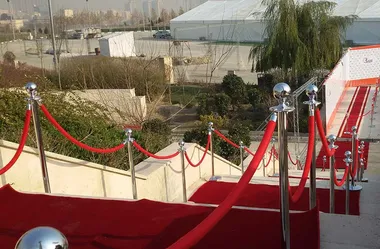 عکس پایه راهبند تشریفاتی طنابی 40705