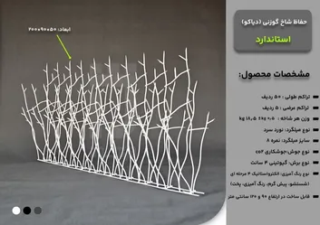 عکس حفاظ شاخ گوزنی ویژه دژهود تراکم 50 45075