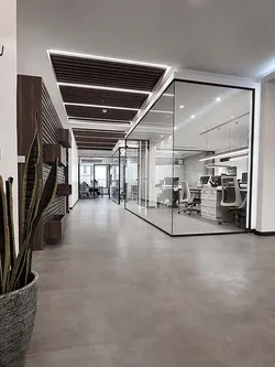 عکس پارتیشن شیشه ای اداری اکسیدال مدل ogp41 45232