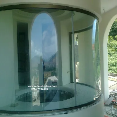 عکس اجرای شیشه خم سکوریت 11917