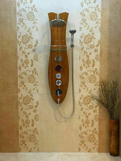 عکس علم دوش دوکاره چوبی 12597