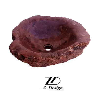 عکس روشویی سنگی رودخانه ای 17988